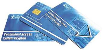 Crypton SMART-card conditional access card