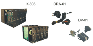 Crypton K-303 encoder, DV-01 and DRA-01 user decoder