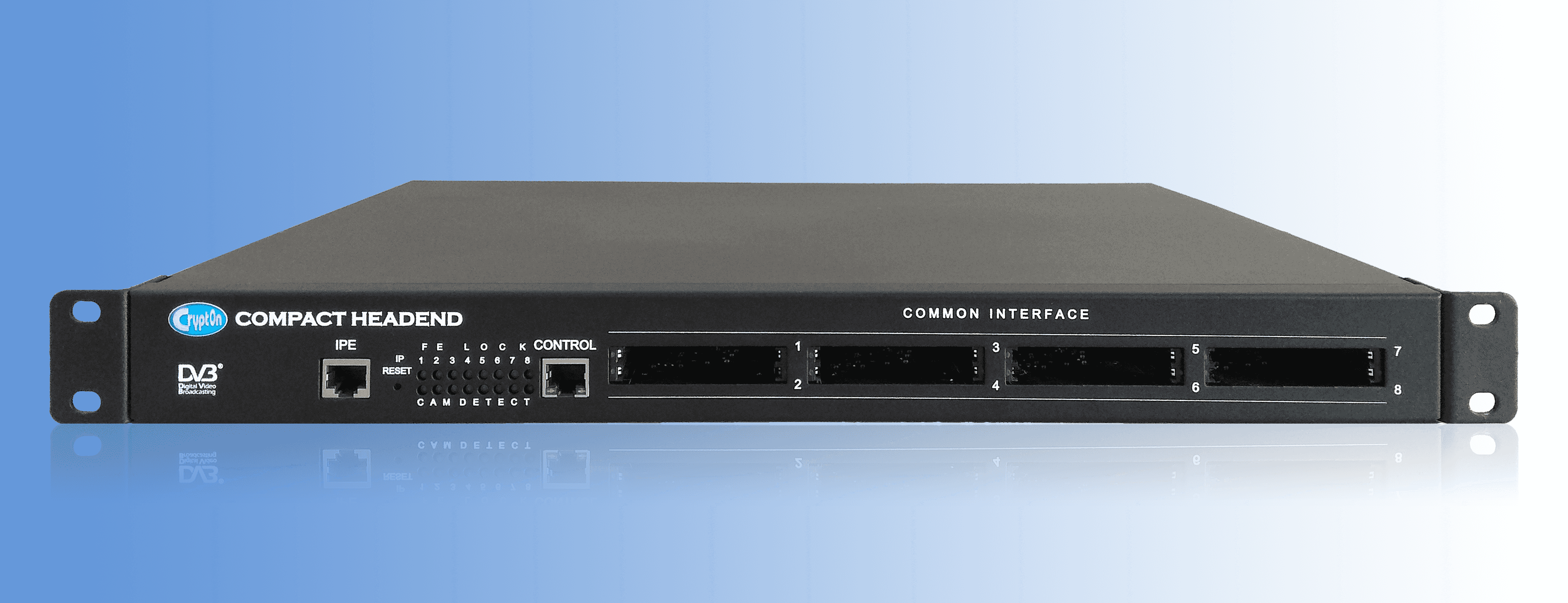 8-channel DVB-S/S2 Receiver - IP Streamer CRT1081IRD-S2-IP Crypton